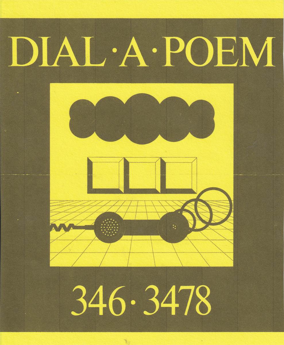 DIAL A POEM CHICAGO! POSTER by charles elwert, Image 2.