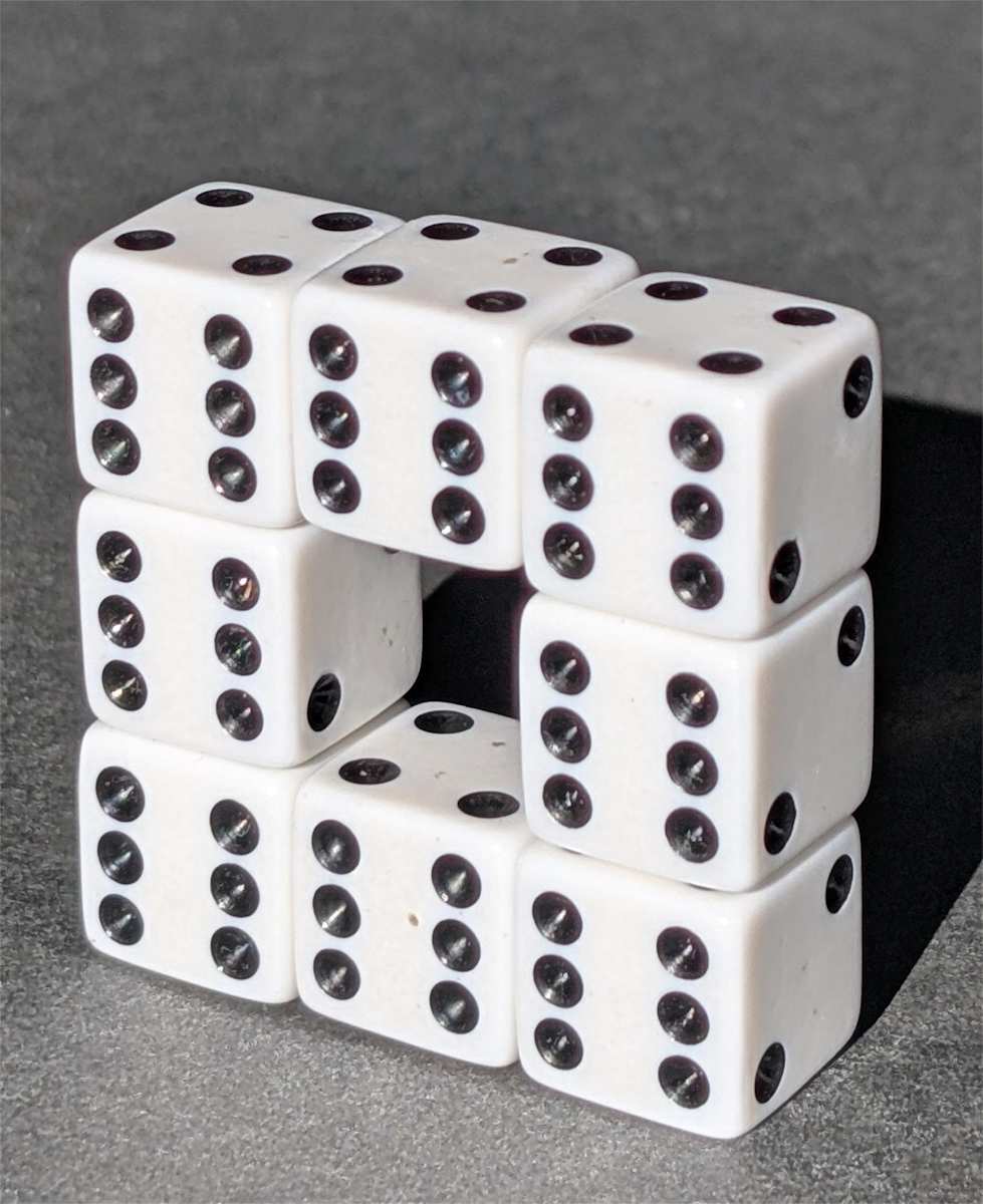 FLOATING DECIMALS EVEN by charles elwert  Image: ....2....4....6