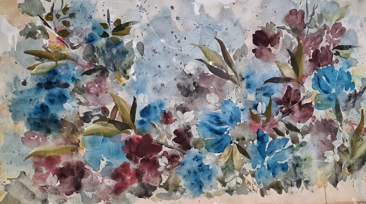 Jardín azul by Moni Moka 