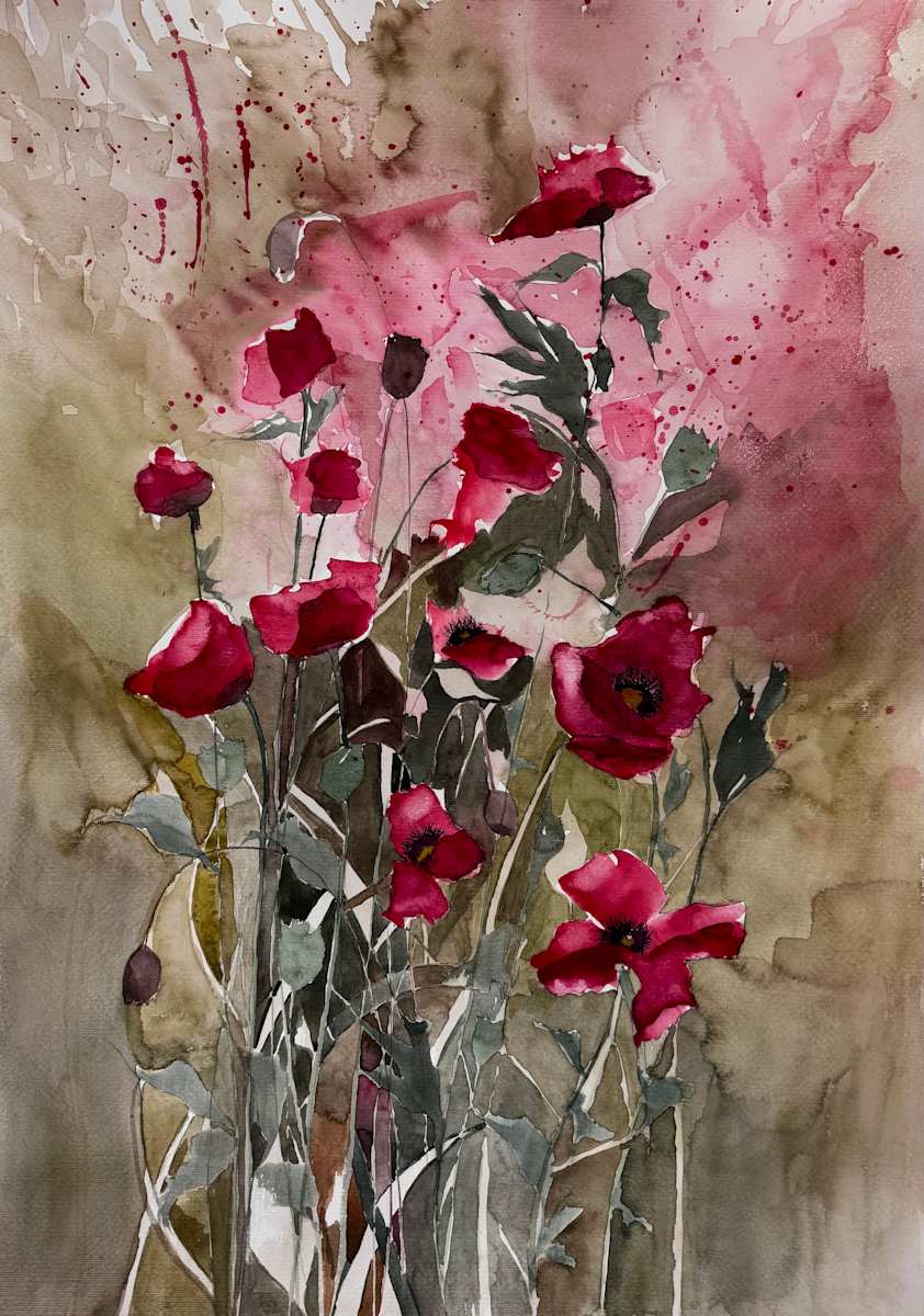 Amapolas silvestres by Moni Moka 