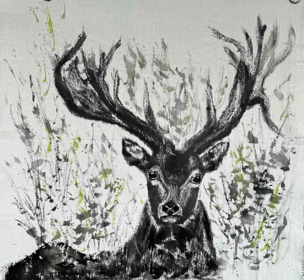 Ciervo en tinta by Moni Moka, Image 1.
