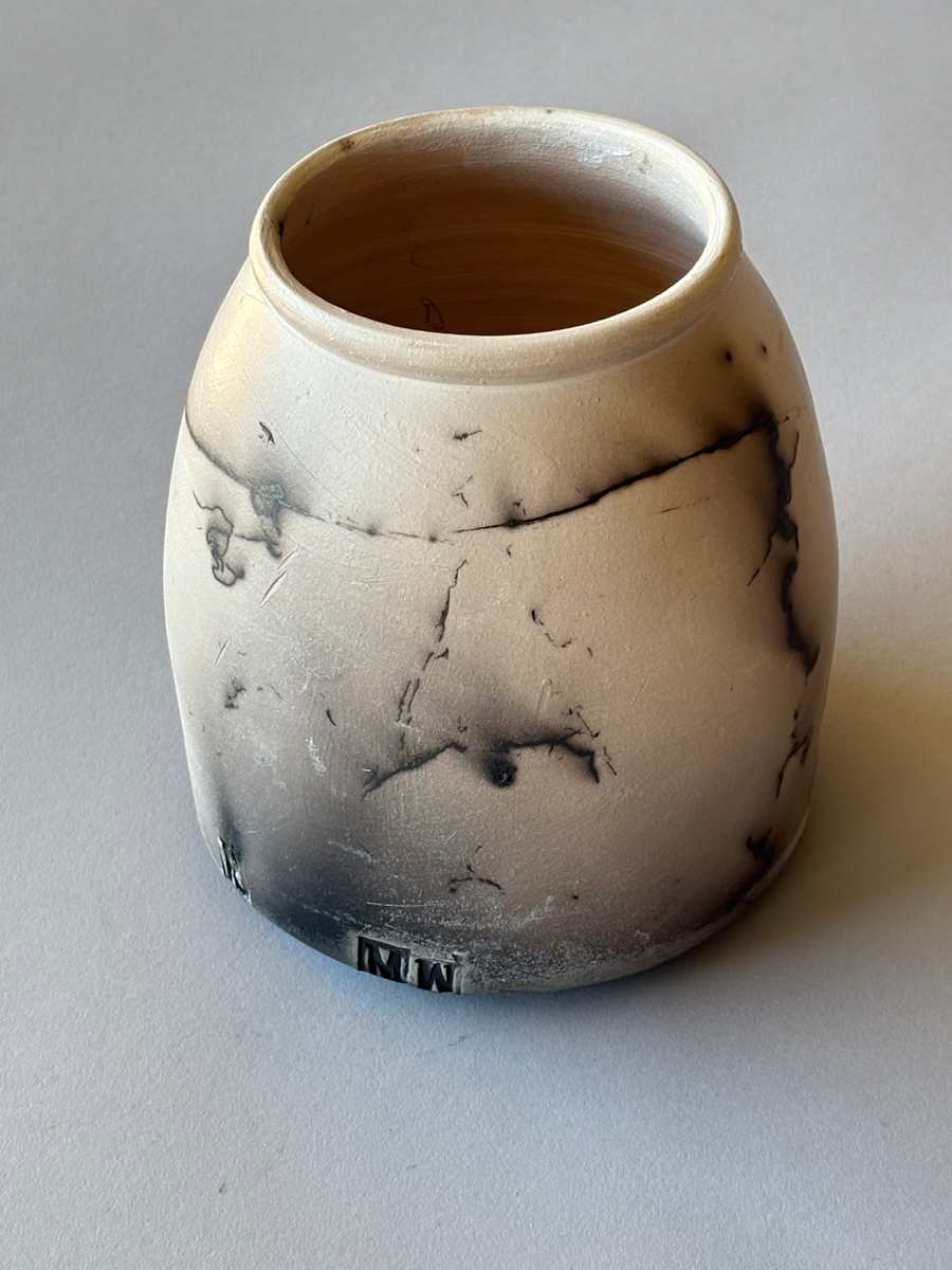 Vessel: White Terra Sigilatta  NFV-8 by Marianne Wilson Studio 