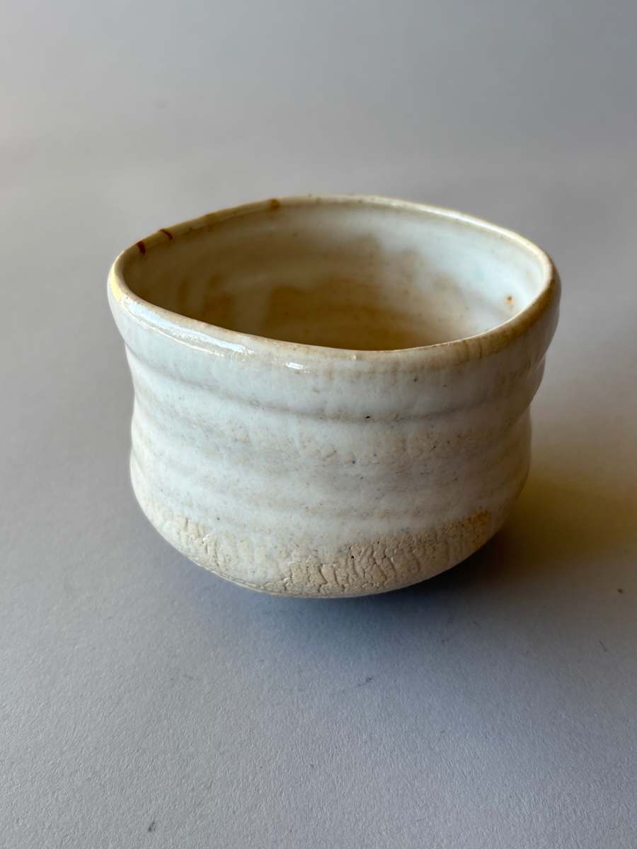 Ceramic Teabowl, thrown and altered #9-C6 by Marianne Wilson Studio 