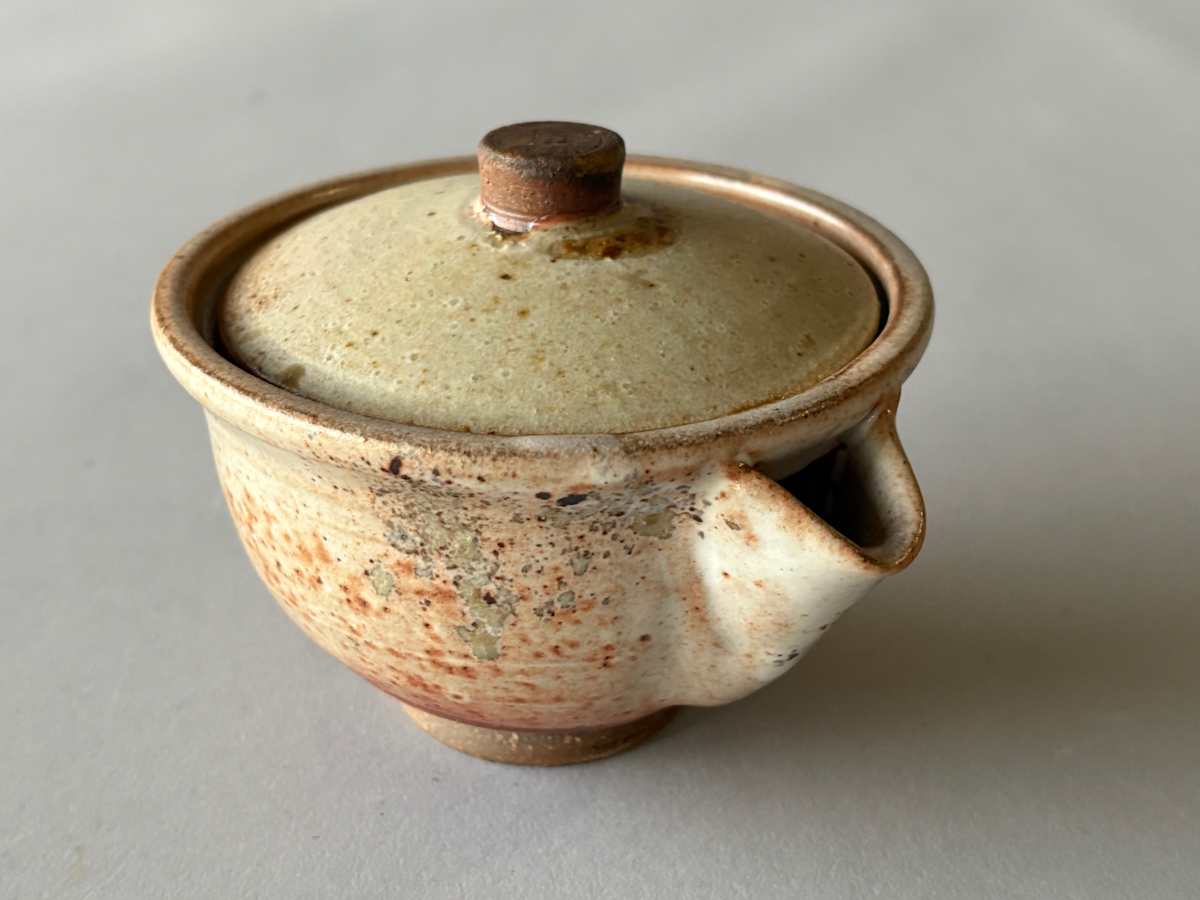 Ceramic Teapot, Wood fired (ho-bin) by Marianne Wilson 
