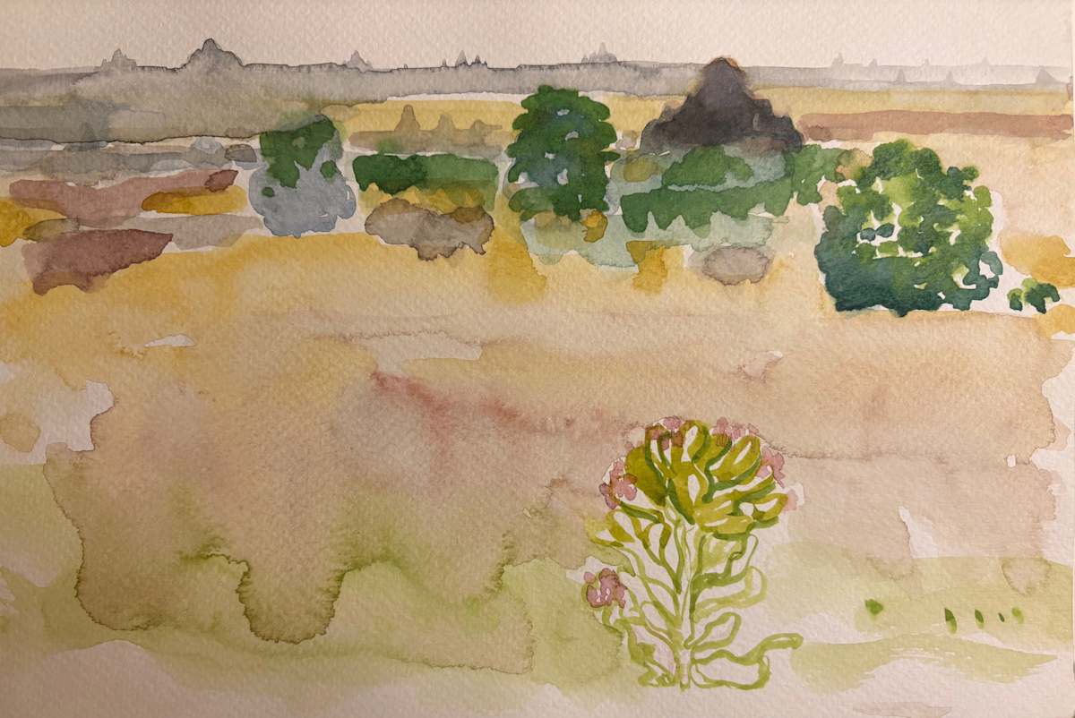 Burma/Myanmar: Bagan Landscape by Marianne Wilson Studio 