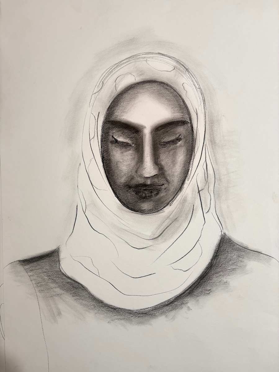 Head of Woman 3 by Marianne Wilson Studio 
