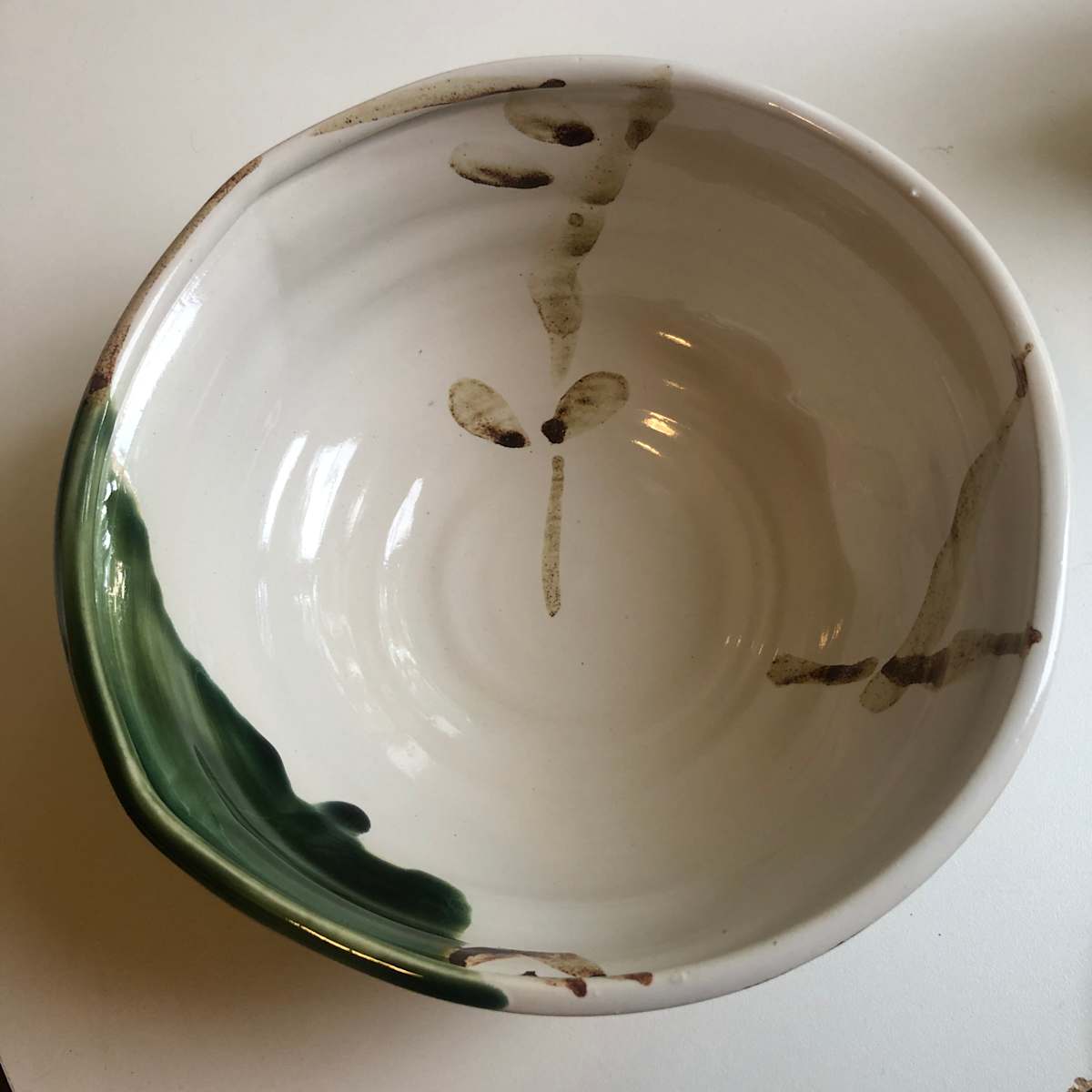 Ceramic Bowl: Oribe by Marianne Wilson 