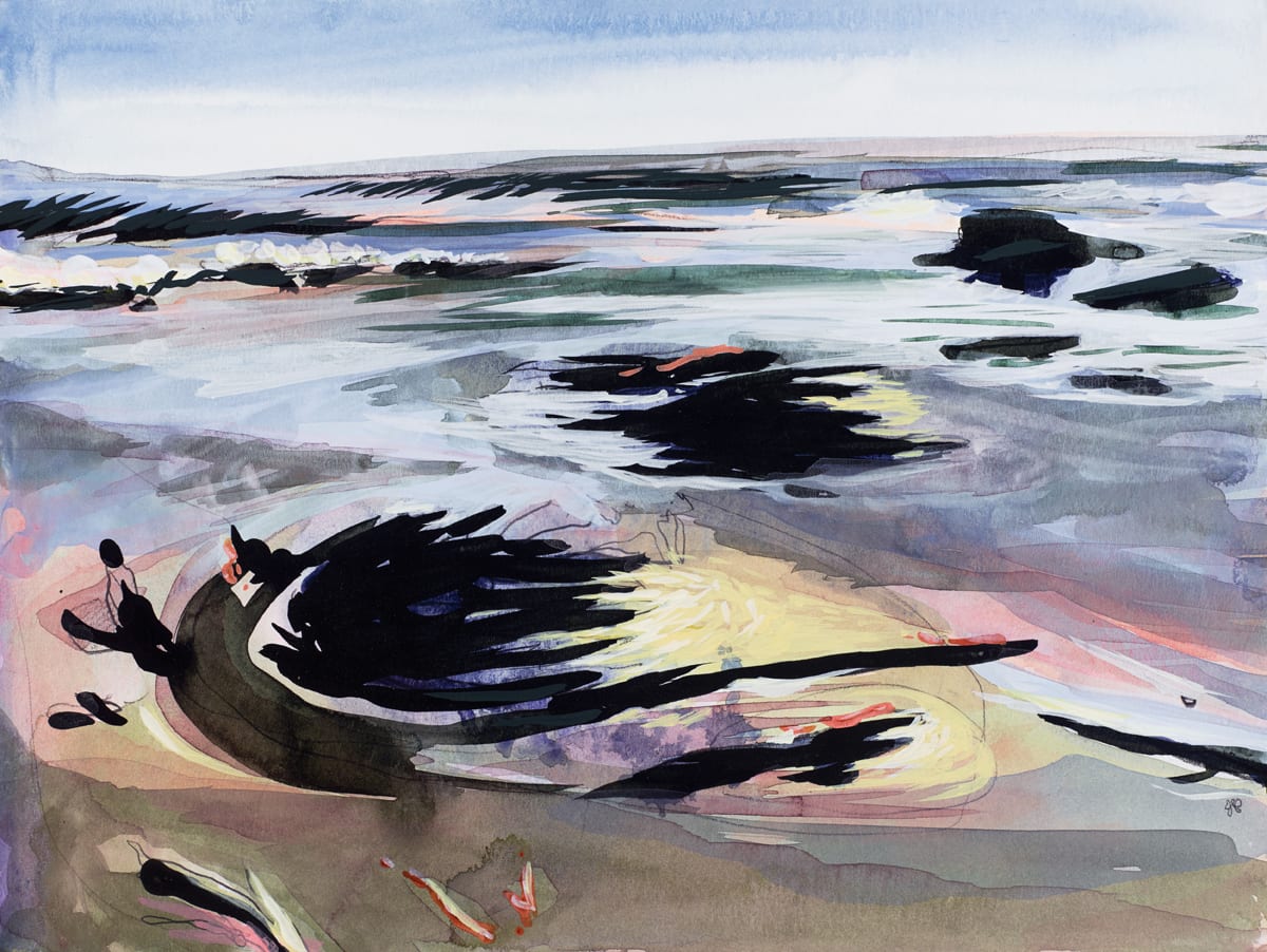 malibu beach (small) by Jen Dunlap 