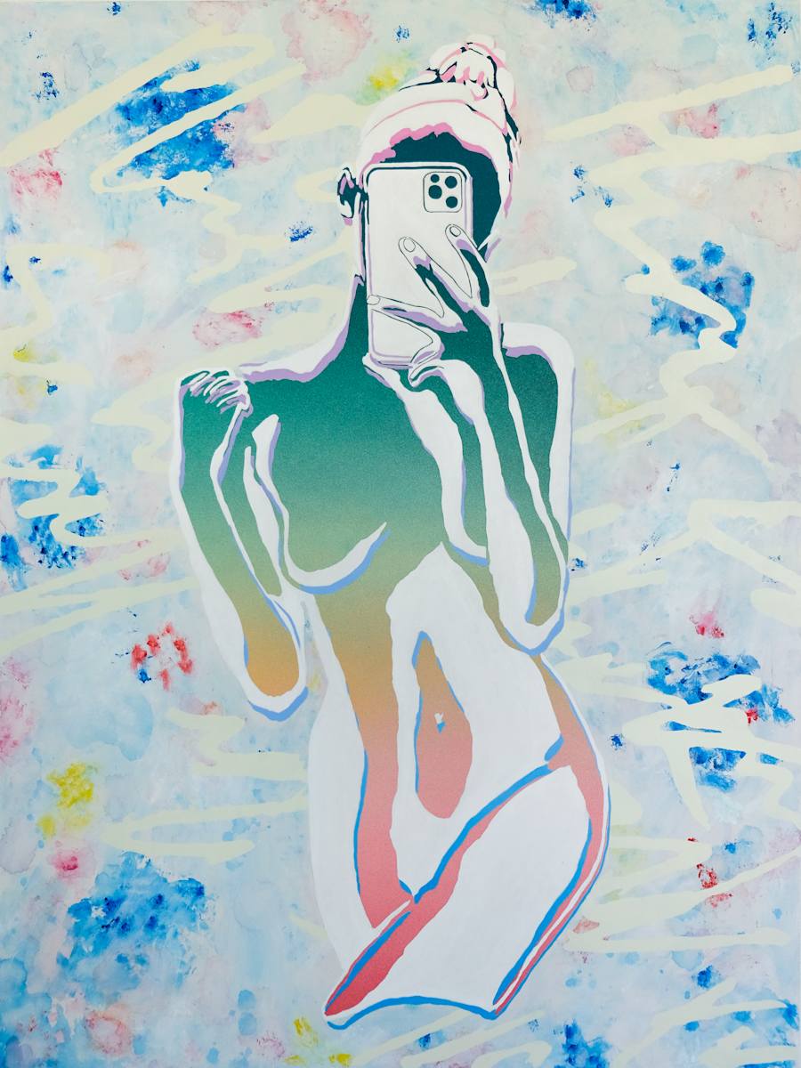 Modern Nude I by Adrien Saporiti 