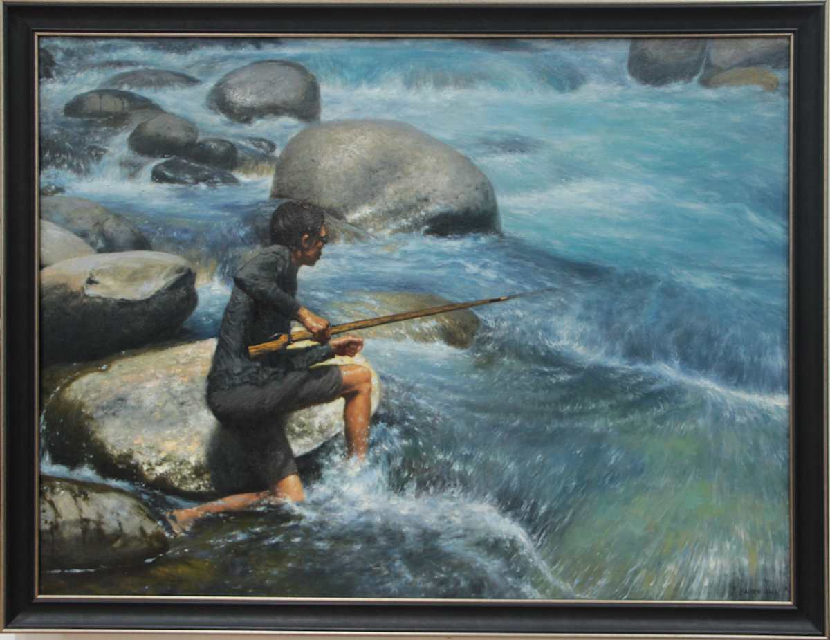Hunting in the Rapids by Emar Lacorte 