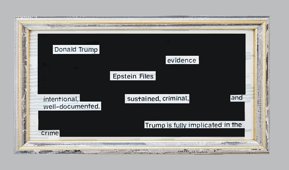 Trump, Redacted by Shelby Head, Image 1.