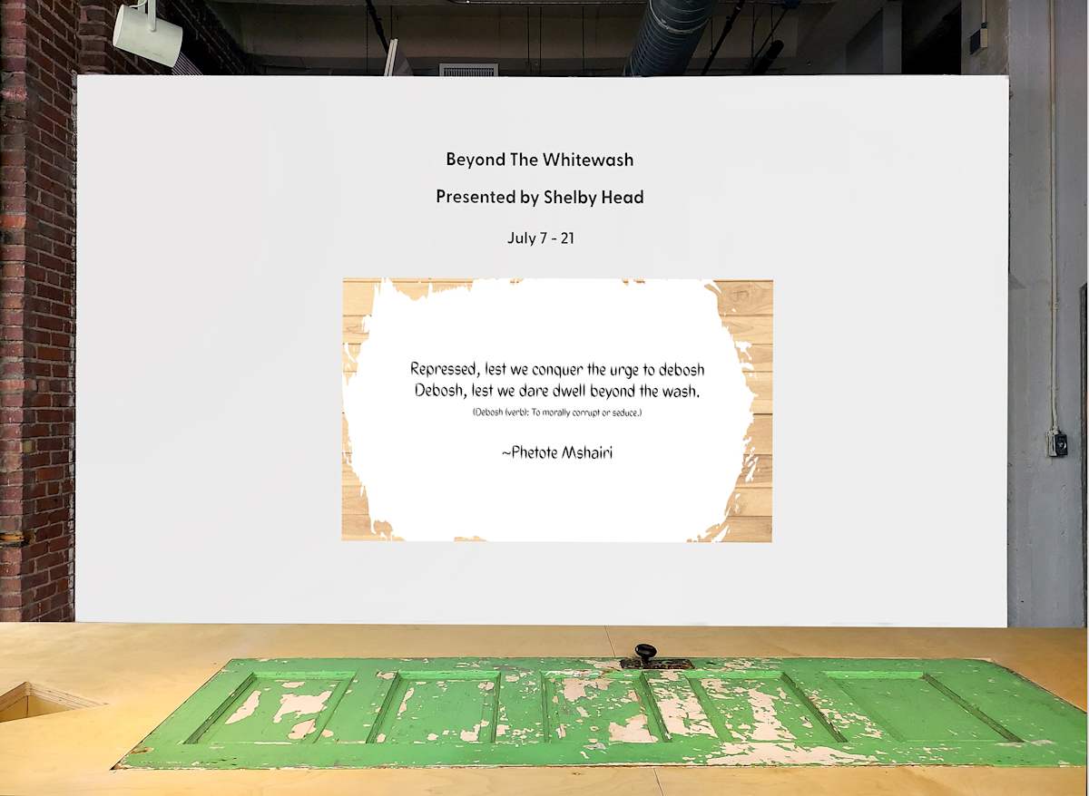 Video/Poem - Phetote Mshairi by Shelby Head  Image: Phetote (Fee toh tee) Mshairi (Em shah ee ree) is a poet/interdisciplinary artist who created this video for Beyond the Whitewash.