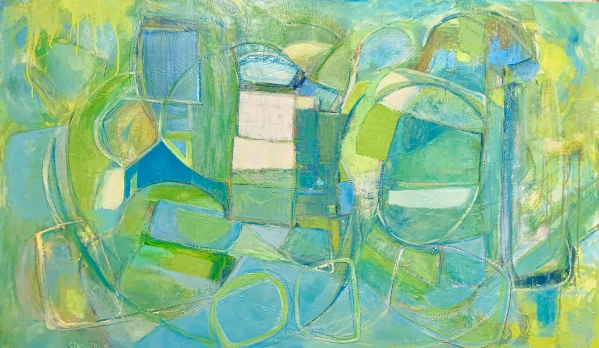 BETWEEN THE GREENS by Suzy Dmetruk 