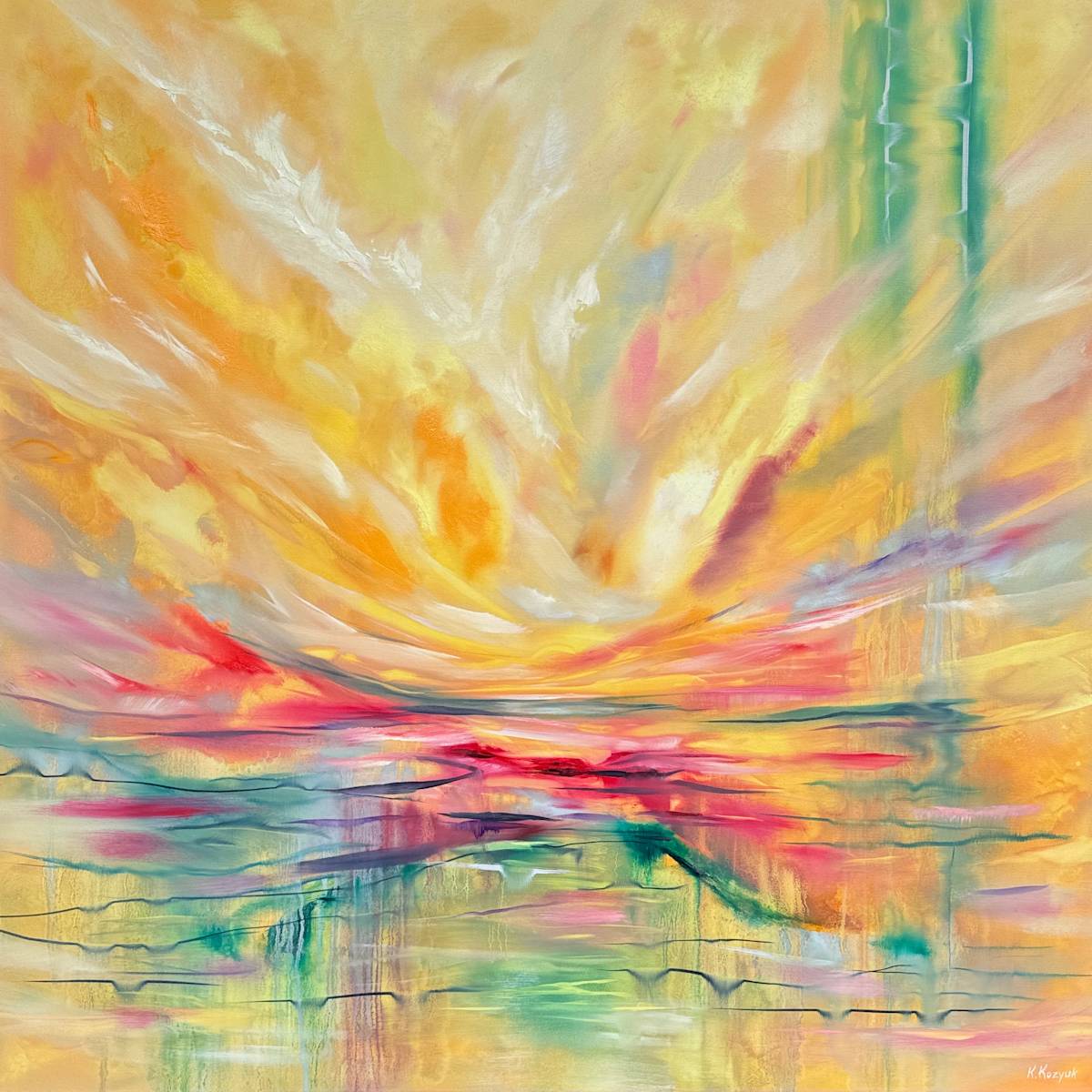 Golden Passage I by Khrystyna Kozyuk, Image 1.