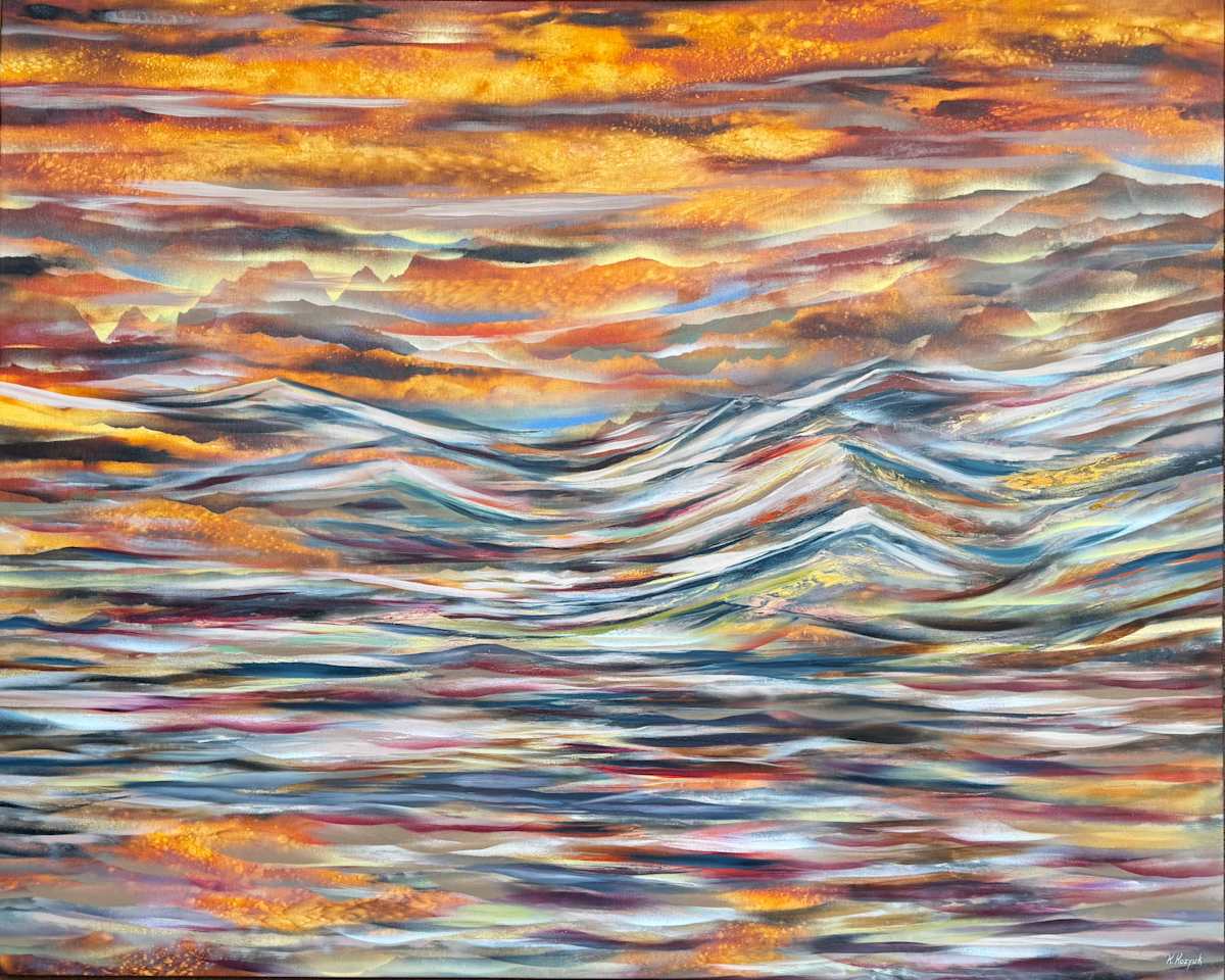 Mountain Glow by Khrystyna Kozyuk 