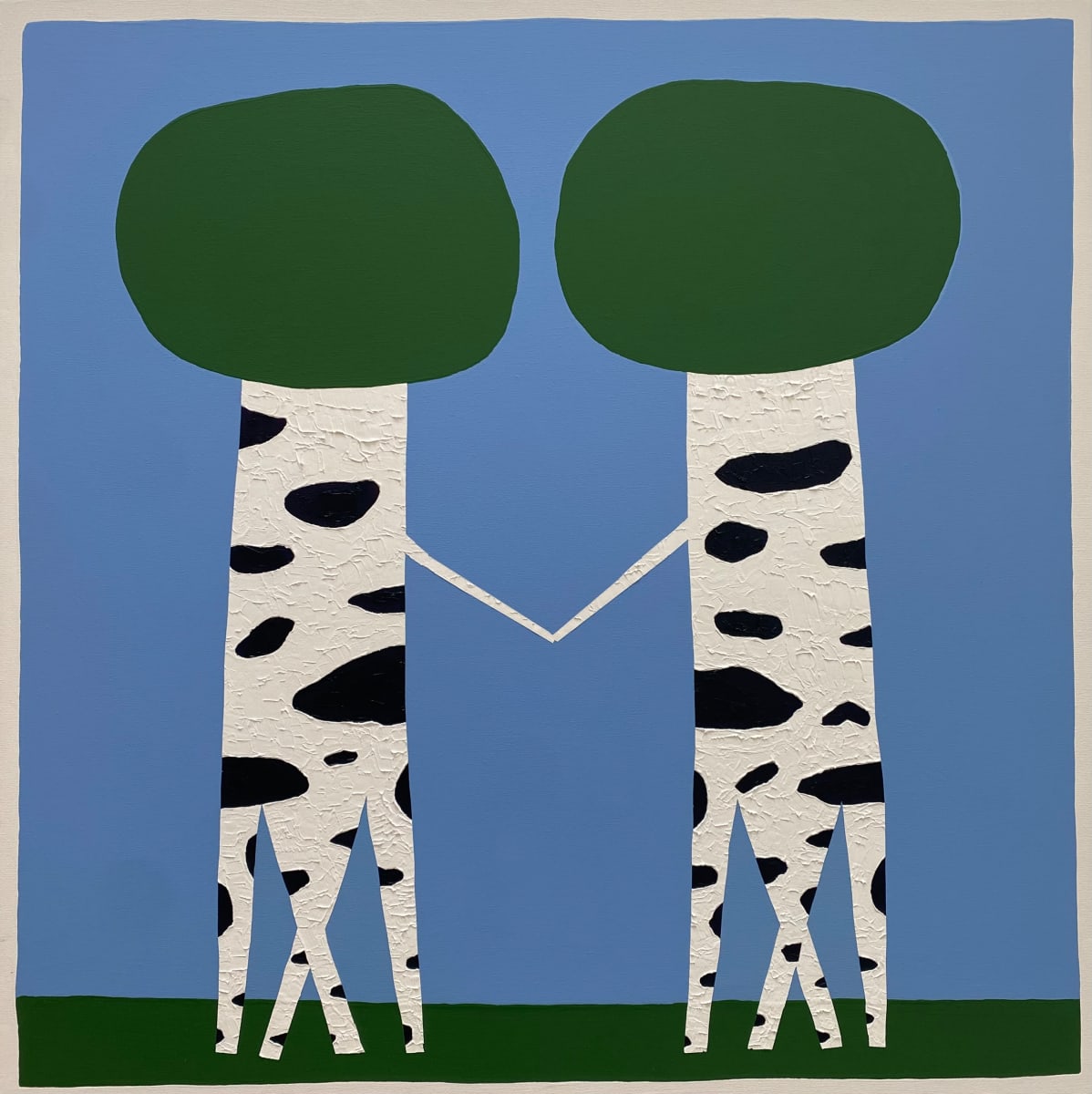 Birch Friends by Mick Burson 