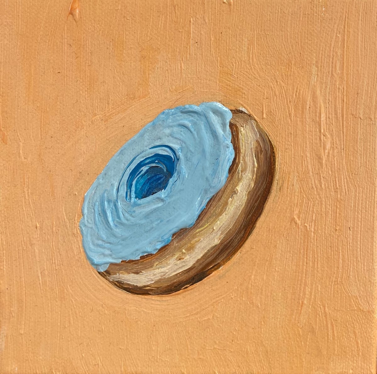 The Donut is Complimentary by Mitt Seely  Image: blueberry/cream