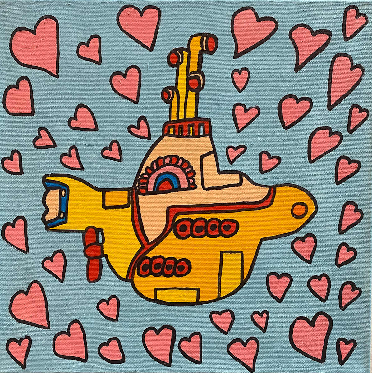 Yellow Lovemarine by David Dayan Fisher 