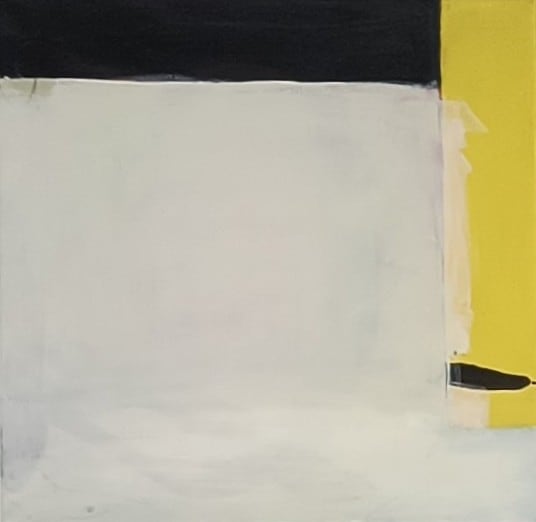 untitled yellow and black by Denise Pfau Demby 