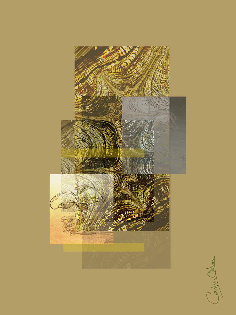 Plant Series 2: Masked Cavendish 13 by Catrin O'Hara  Image: A large scale single print made from one of my journal sketches from the pandemic of one plant's growth. 