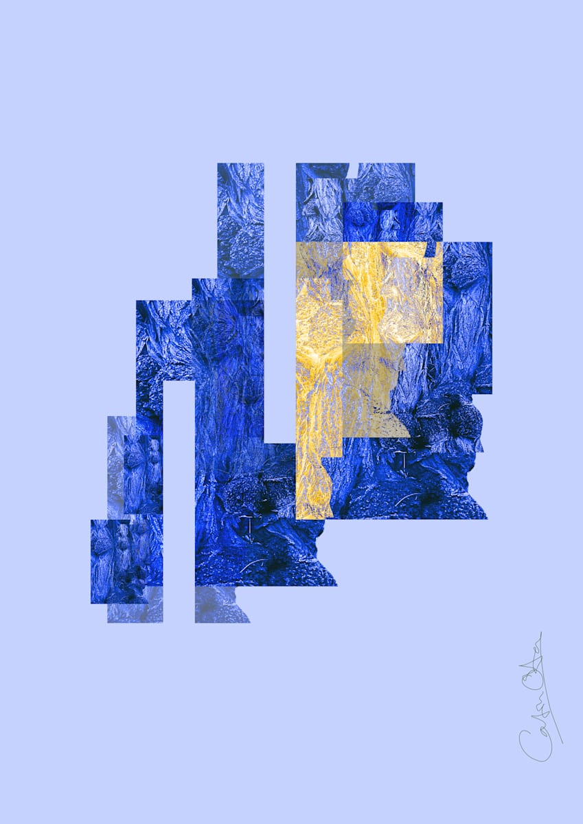 Spirits in the Wood, 3 by Catrin O'Hara  Image: Third from a series based on tree bark observed during daily walks. 