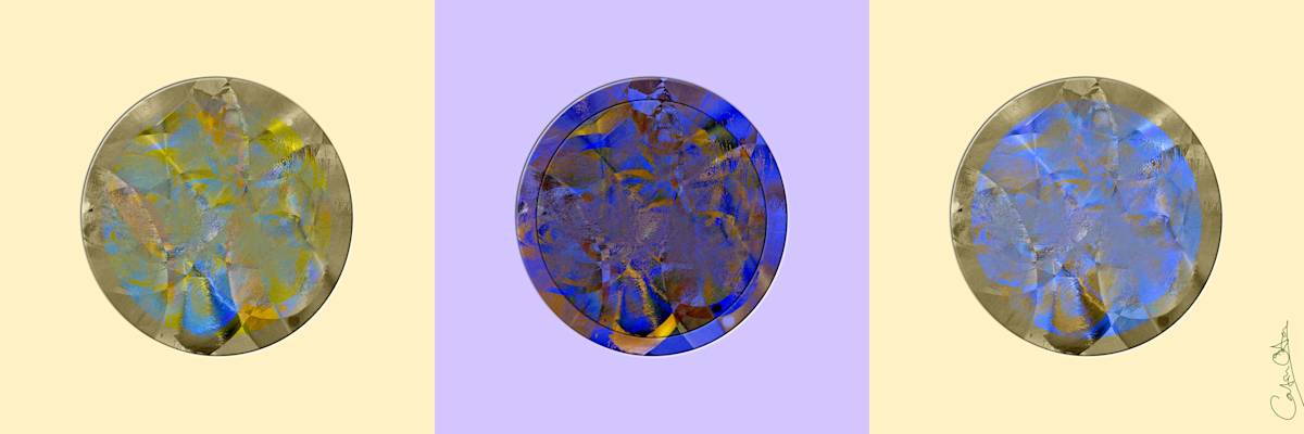 Three Energies Triptych by Catrin O'Hara, Image 1.