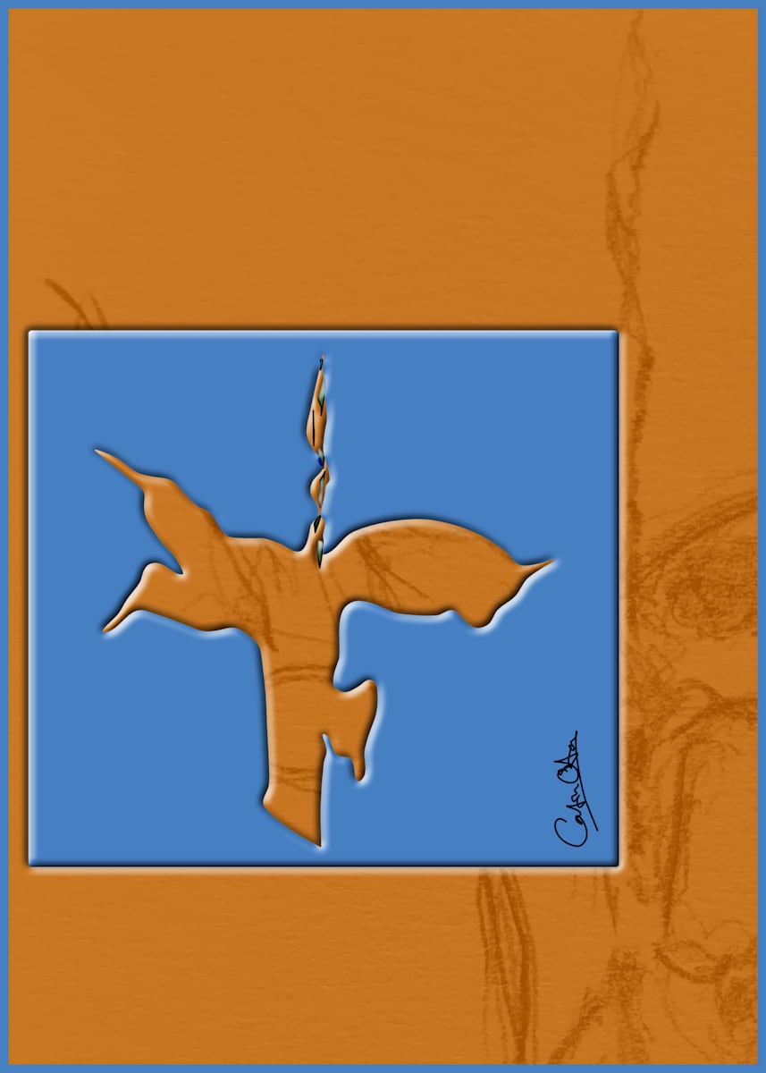 Pandemic Postcard 4 #1 by Catrin O'Hara 