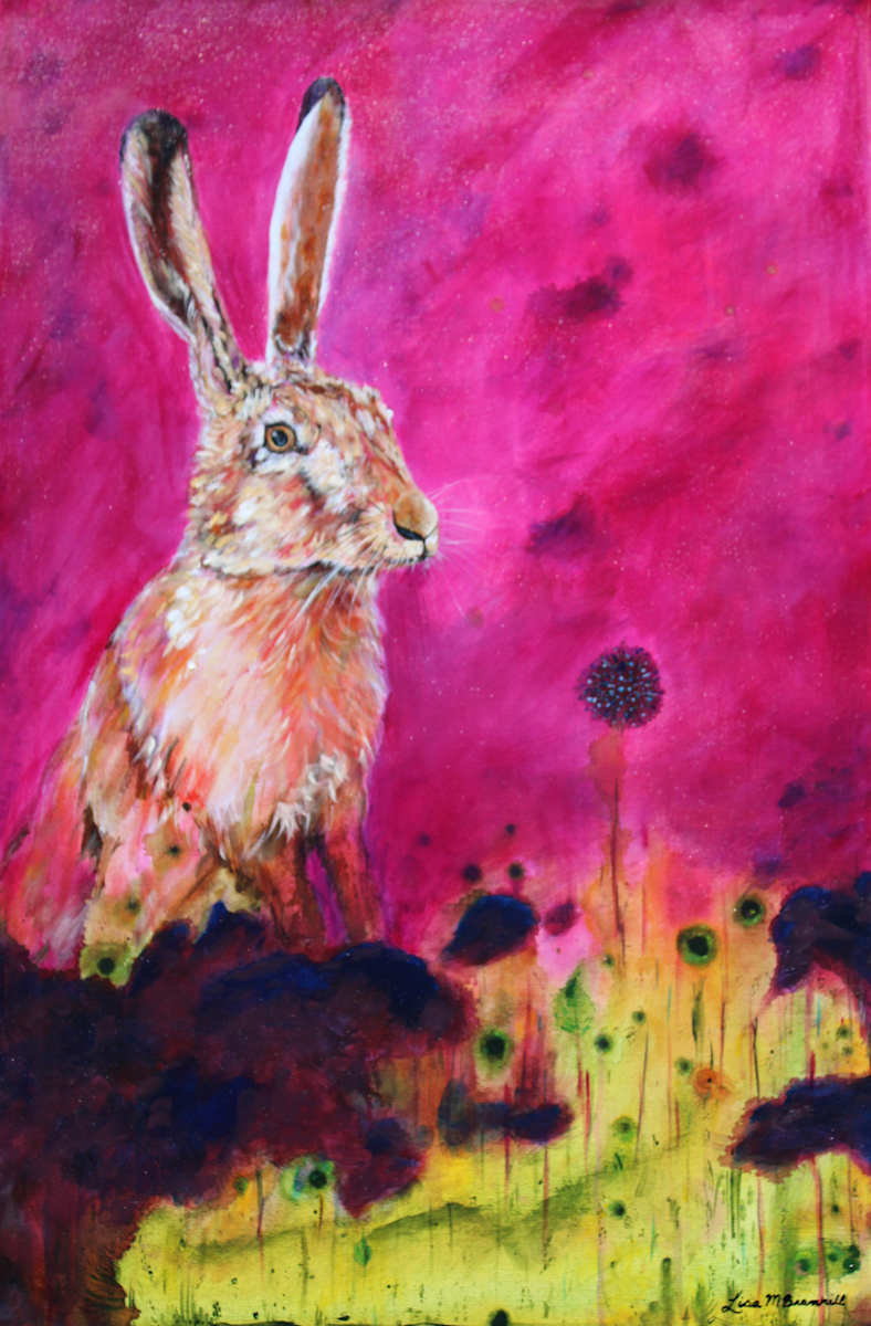 Hare Comes Spring by Lisa Bramhill 
