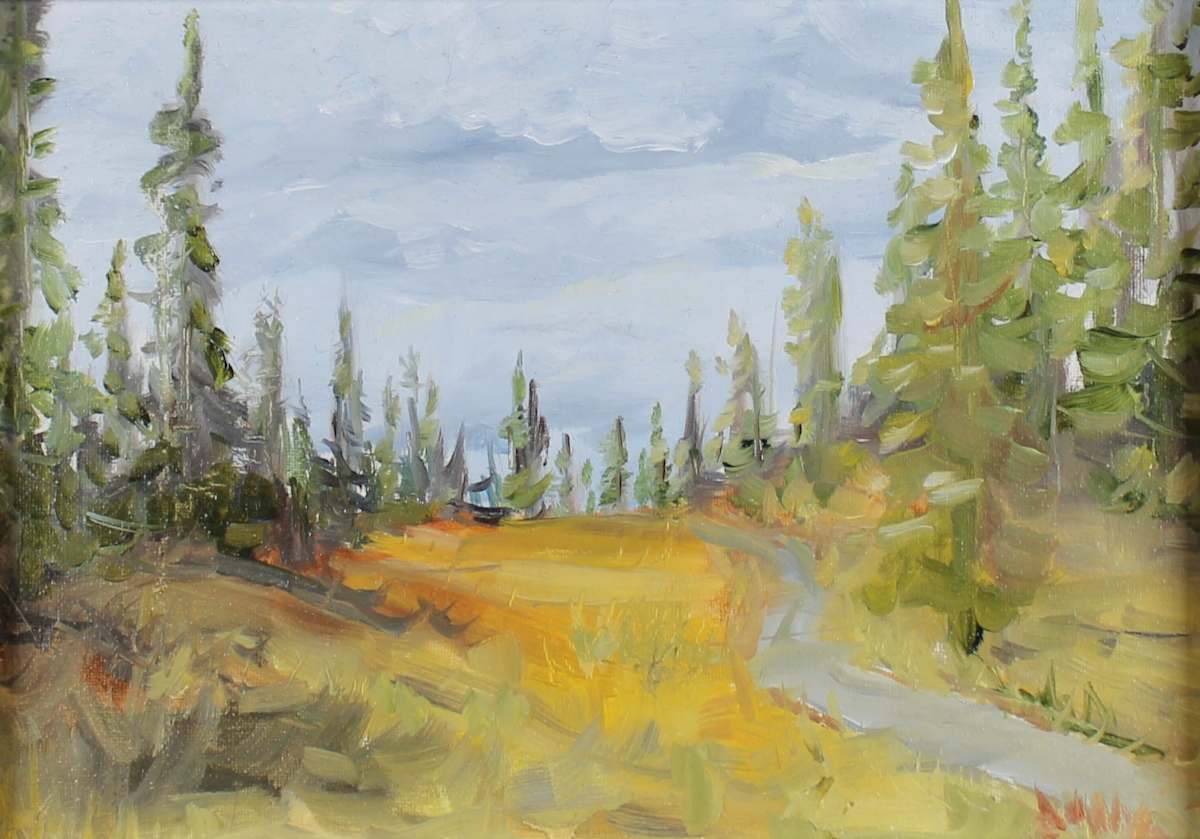 Surely Joy by Lisa Bramhill  Image: Imagination of a walk, walking in nature brings me joy.