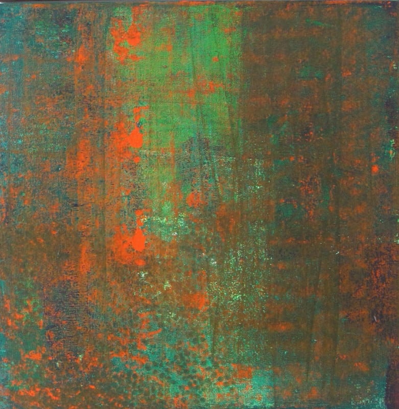 Green Veil by Maria Mimma Scarpini  Image: Acrylics and oil on canvas