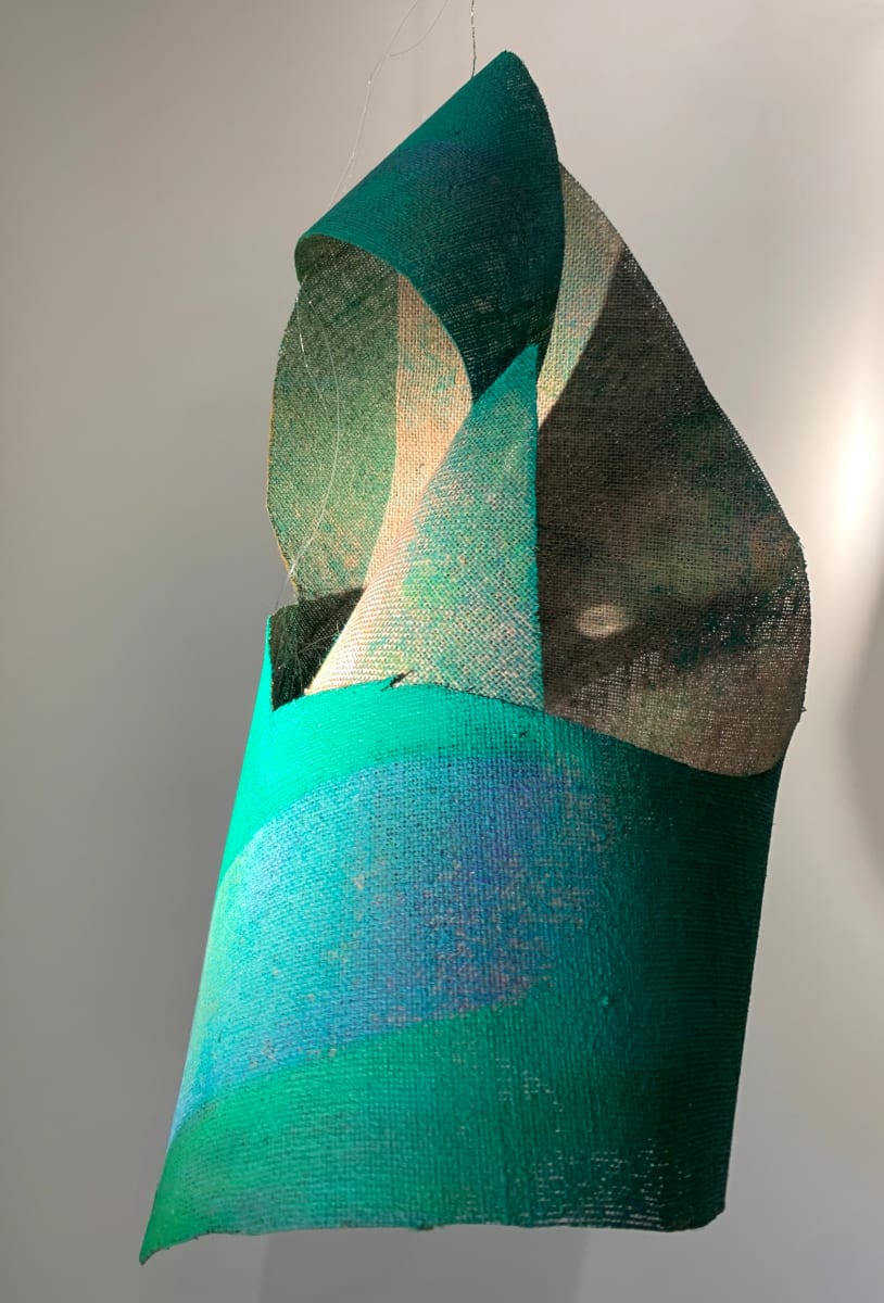 Head Shelter Green by Maria Mimma Scarpini 