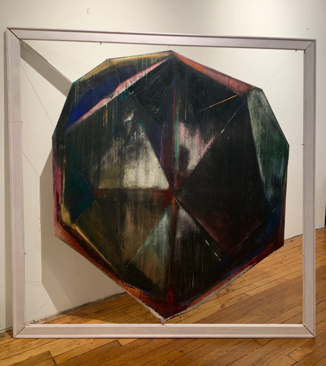Big Diamond by Maria Mimma Scarpini  Image: Oil on canvas ached to a stretcher via nylon strings