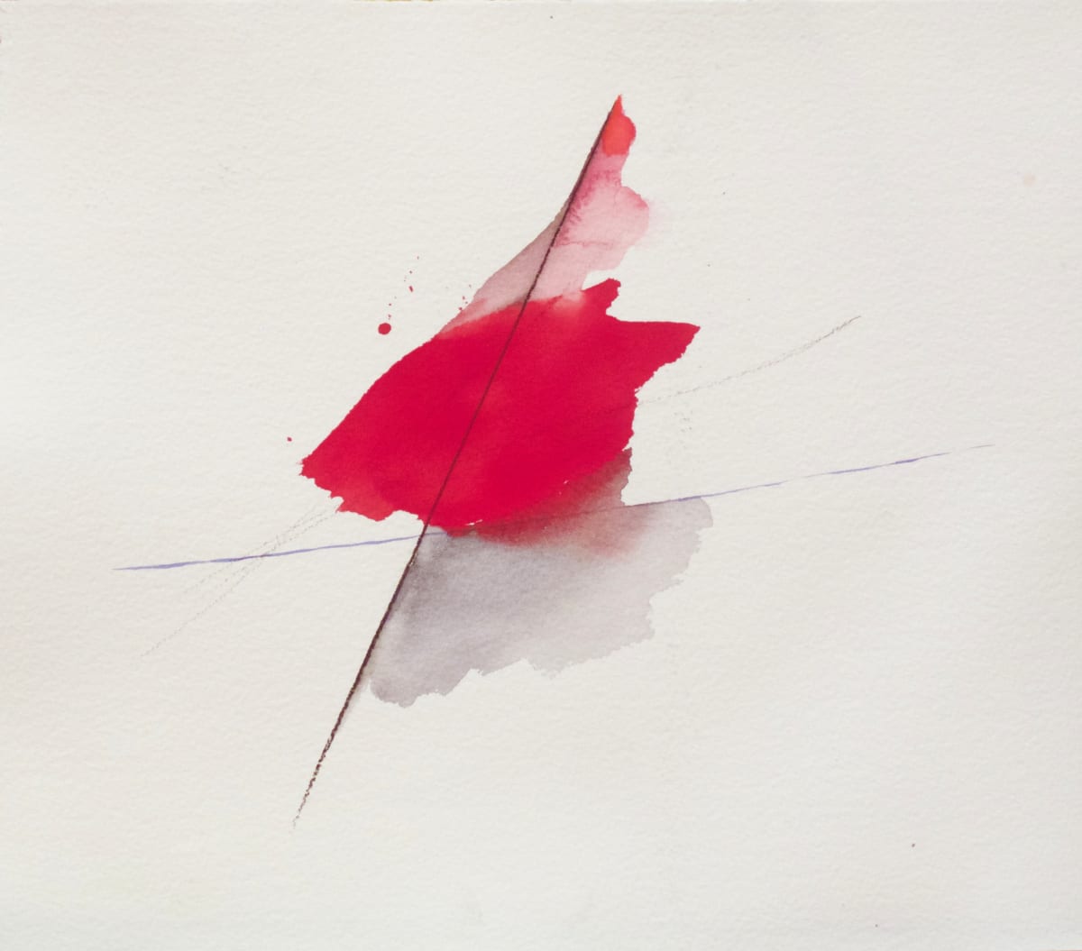 Vessel#1 by Maria Mimma Scarpini  Image: Watercolors and watercolors crayons on paper. 