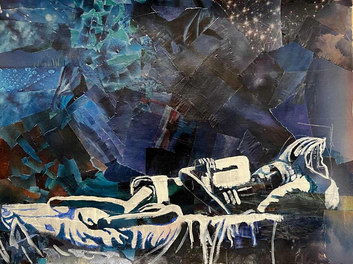 "Wounded" from the series Did You Know Chinese Americans Fought in the American Civil War? by Jeannie N. Hua 