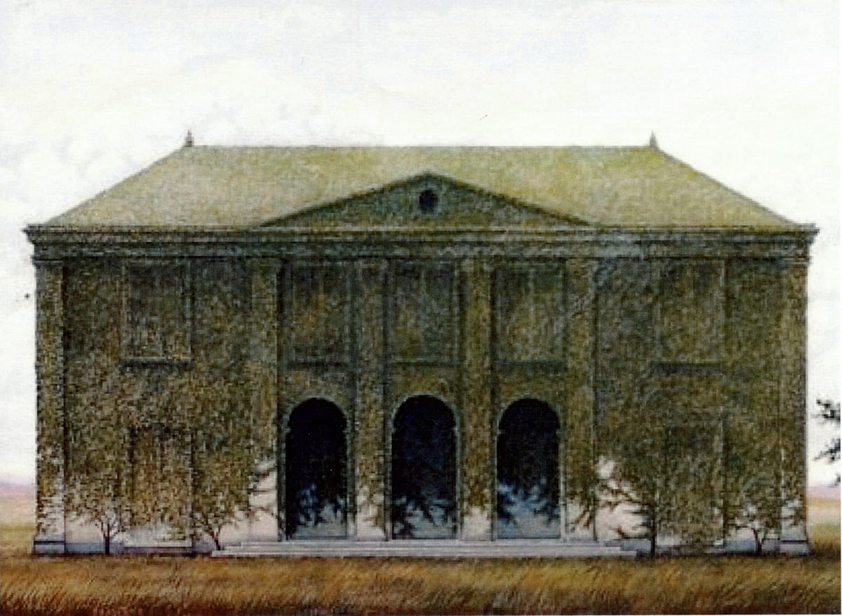 - sin titulo - temple with Ivy by John Fraser, Image 1.