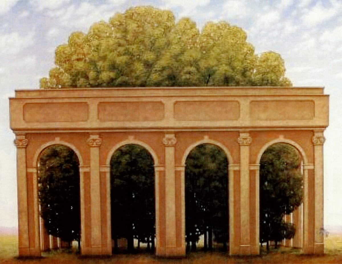 - sin titulo - archway and trees by John Fraser, Image 1.