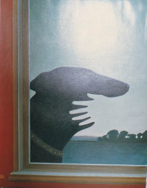 - sin titulo - dog and hand by John Fraser, Image 2.