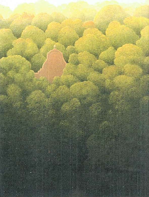 - sin titulo - fachada y bosque by John Fraser 