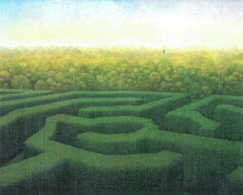 - sin titulo - hedge maze by John Fraser 