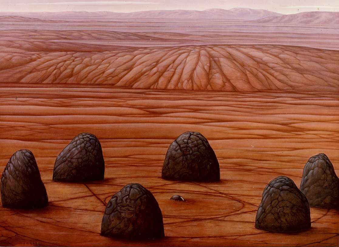 - sin titulo - piedras y petroglifos by John Fraser 