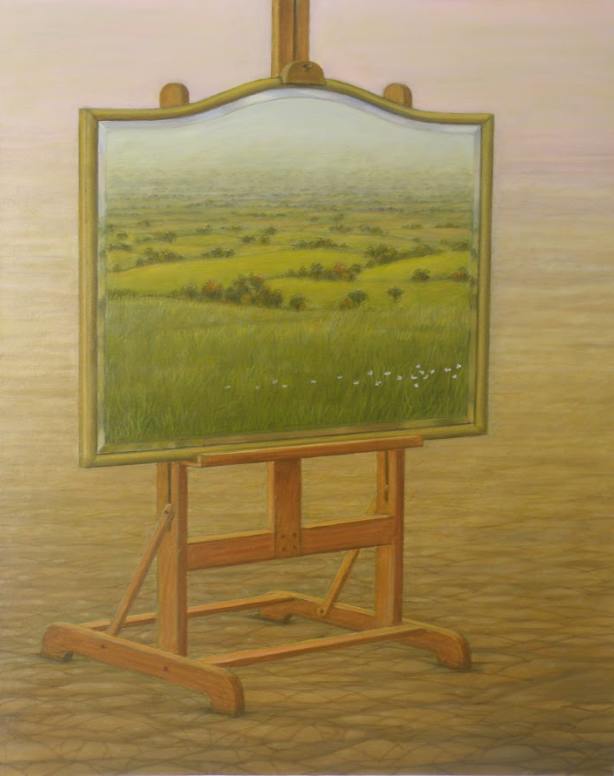 - sin titulo - caballete by John Fraser 