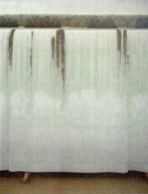 - sin titulo - waterfall tablecloth by John Fraser 