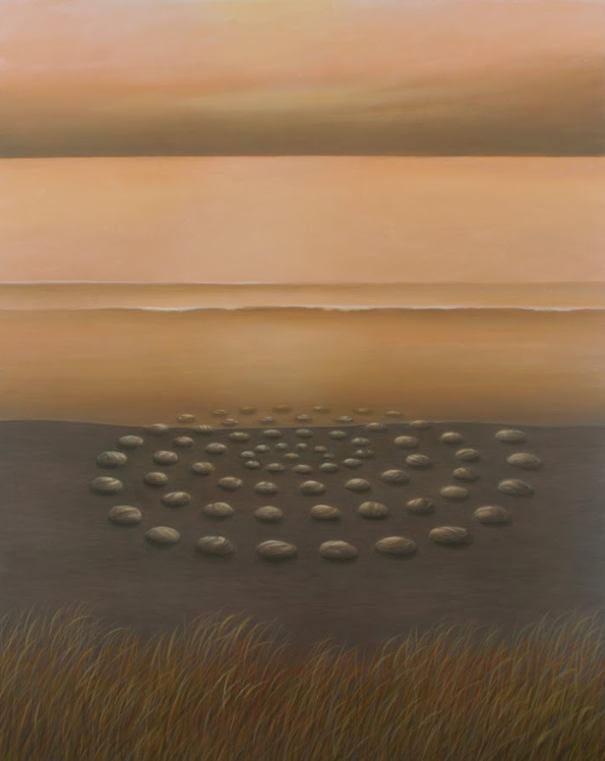 - sin titulo - rocas espiral costa by John Fraser 