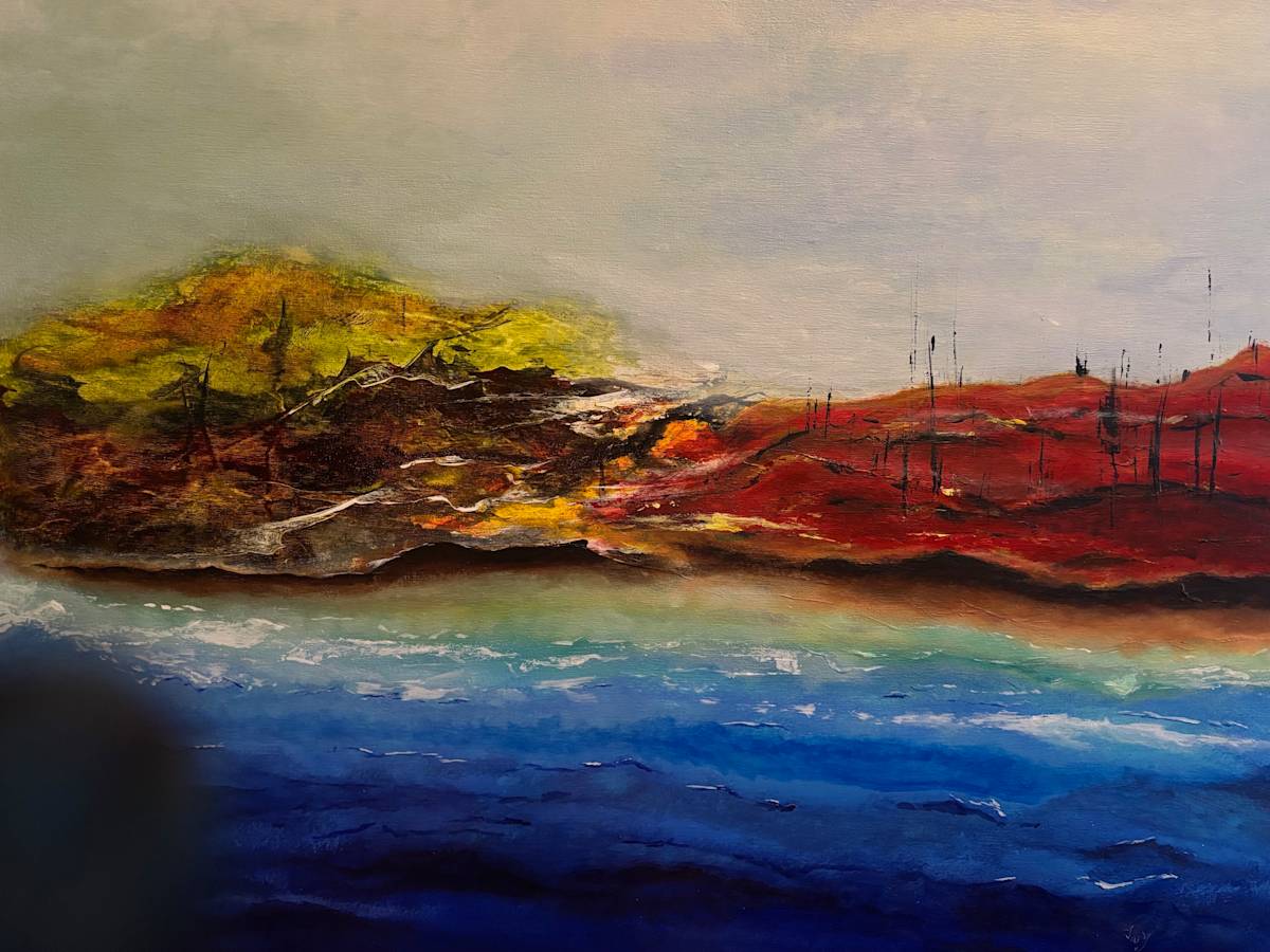 Écho Tellurique by André JAY Chapdelaine  Image: Écho Tellurique – Une résonance entre terre et éléments, capturant les vibrations du paysage en une harmonie vibrante.
A resonance between earth and elements, capturing the landscape’s vibrations in a vibrant harmony.