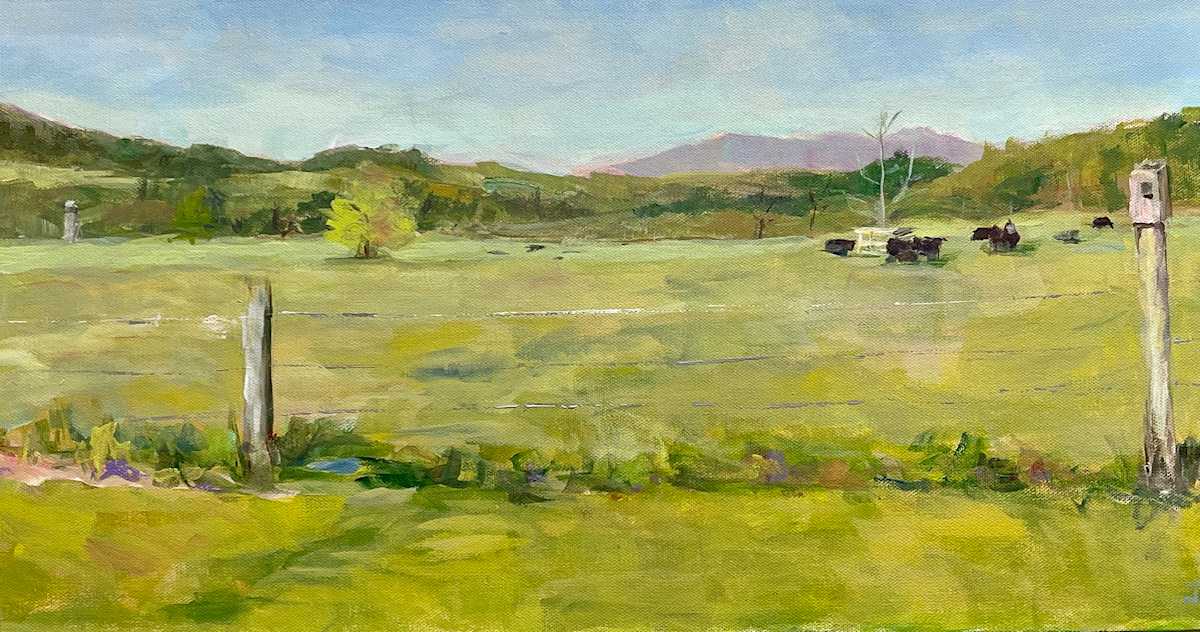 Early Morning Cows by Jinx Constine 