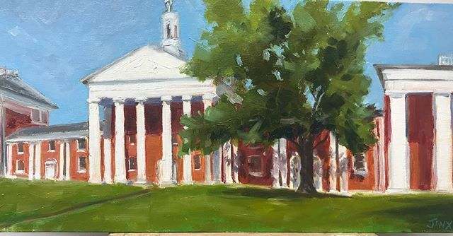 The Colonnade at Washington and Lee University, Lexington, VA by Jinx Constine 
