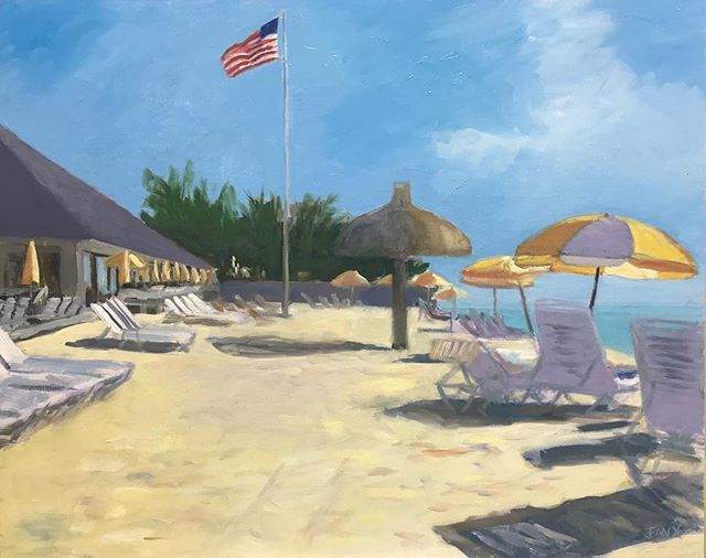 Beachfront at Gasparilla Beach Club, Boca Grande FL by Jinx Constine 