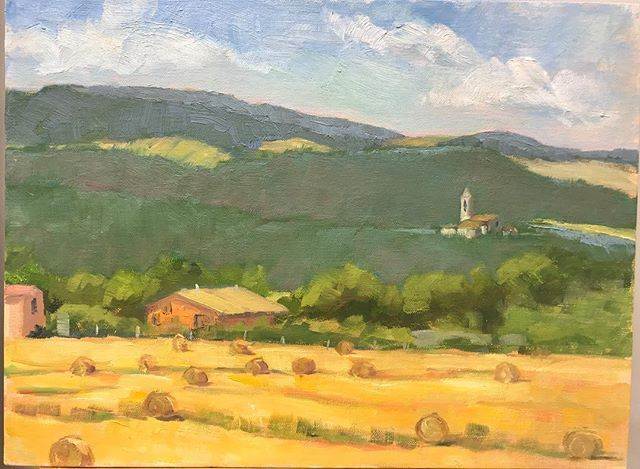 View from Italian Vineyard by Jinx Constine 