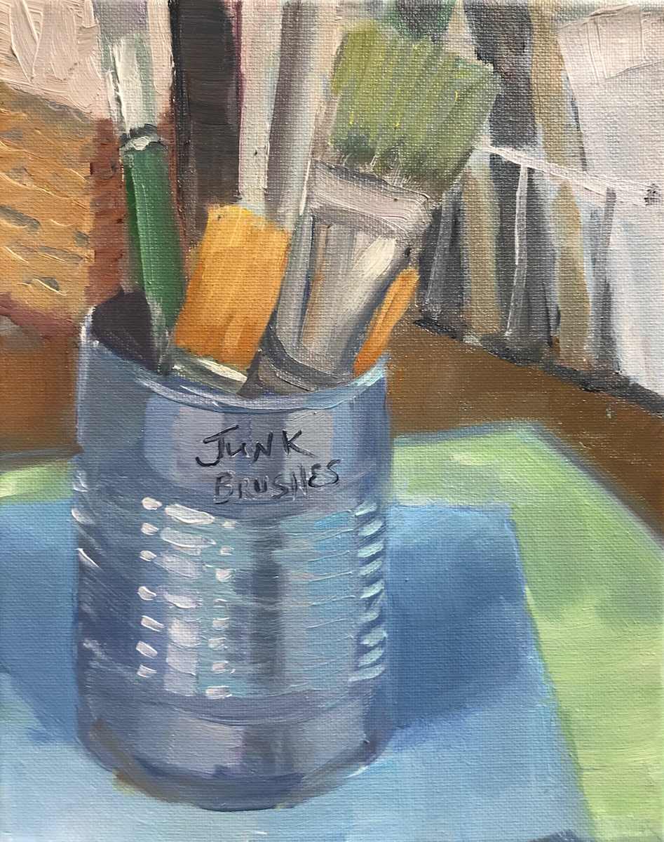 Day 04, Junk Brushes by Jinx Constine 