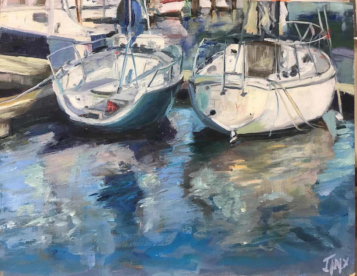Get down to the dock and lets go sailing! by Jinx Constine 